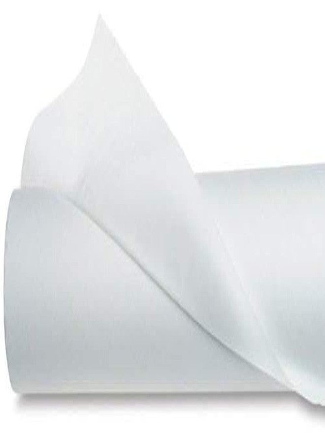M Fabrics Fusible Interfacing Canvas Paper White | 48 Inch Wide Paper-Based Fusible Bukram Interlining for Tailoring, Blouses, Embroidery, and Stitching Support | Fabric Stabilizer - 1 Meter - Image 1